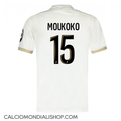 Maglie da calcio OGC Nice Youssoufa Moukoko #15 Seconda Maglia 2024-25 Manica Corta